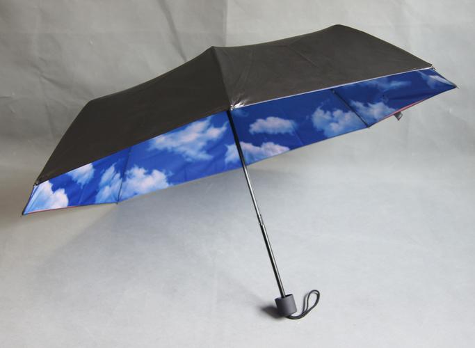  产品 日用百货 居家日用 厂家批发定制三折全自动折叠创意雨伞印